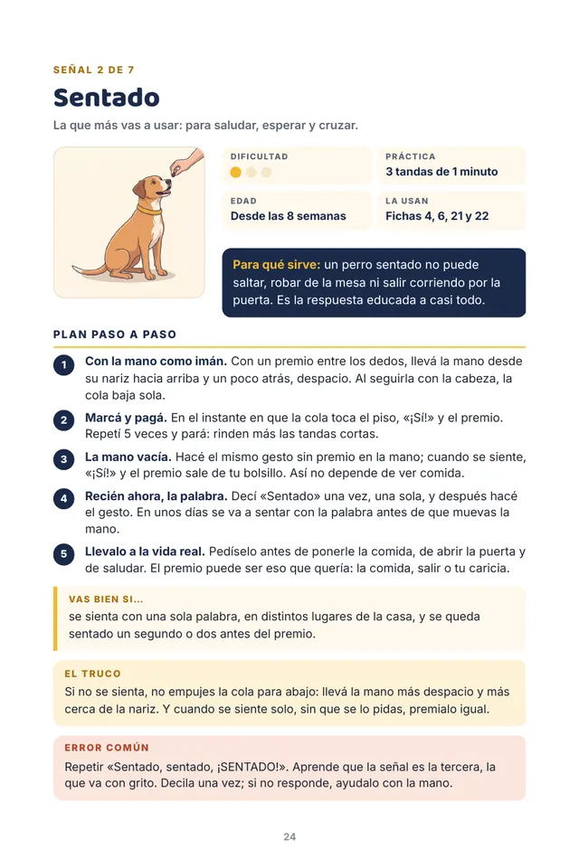 Página del libro: Las 7 señales que resuelven la mitad de los problemas, cada una en su página